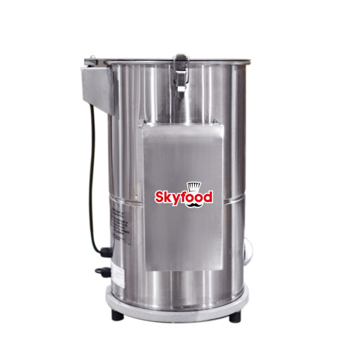 Skyfood DB-6 12 lb Electric Potato Peelers, 159lb/hr Production, 110v