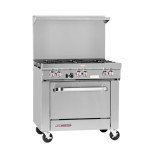 Southbend S-Series S36D 36(w) inch (6)Open Burner(s) Restaurant Range, (1)Standard Oven(s), Natural Gas, 168k Total BTU/Hr, NSF/CSA Listed