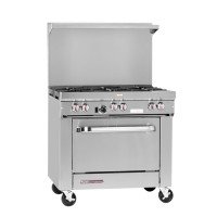 Southbend S-Series S36D 36(w) inch (6)Open Burner(s) Restaurant Range, (1)Standard Oven(s), Natural Gas, 168k Total BTU/Hr, NSF/CSA Listed