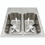 Spaceman 6235-C Twin Twist Soft Serve Machines (Gravity) w/ (2)Flavor Hopper(s), (2)12.7qt Capacity, (350)Serving(s)/hr, Countertop, 206-230v/60/1-ph, NSF Listed