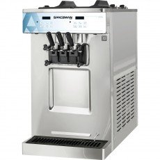 Spaceman 6235-C Twin Twist Soft Serve Machines (Gravity) w/ (2)Flavor Hopper(s), (2)12.7qt Capacity, (350)Serving(s)/hr, Countertop, 206-230v/60/1-ph, NSF Listed