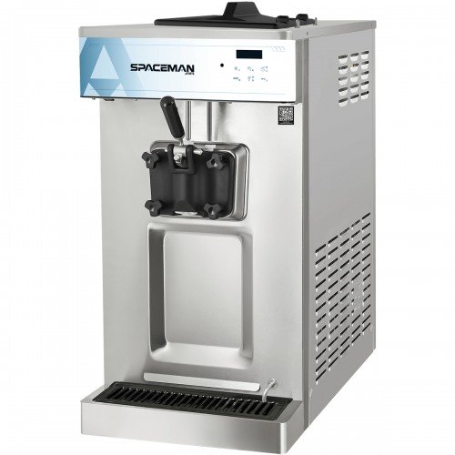 Spaceman USA 6236-C High Output Soft Serve Machines (Gravity) w/ (1)Flavor Hopper(s), 20qt Capacity, (350)Serving(s)/hr, Countertop, 206-230v/60/1-ph, NSF Listed