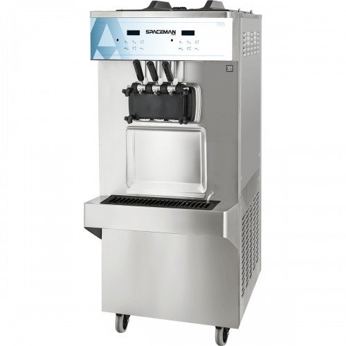 Spaceman 6378-C High Output Soft Serve Machines (Gravity) w/ (2)Flavor Hopper(s), (2)20qt Capacity, (700)Serving(s)/hr, Floor Model, 206-230v/60/1-ph, NSF Listed