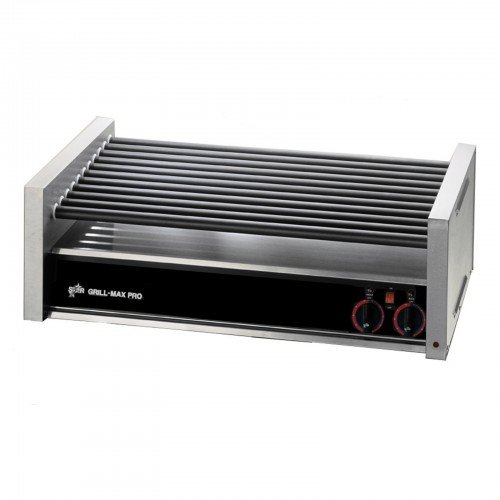 Star 50SC Grill-Max® Hot Dog Roller Grills, Analog Control, Duratec® Coated Roller, (50)Hot Dog(s), 1535w, 12.8amps, 120v/60/1-ph, UL Listed