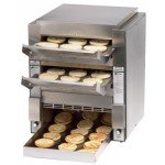 Star DT14 Holman Double Conveyor Toaster, (2000)Slices/Hr, 1 to 2-1/4 inch Opening, 4800w, 23.6amps, 208v/60/1-ph, UL Listed