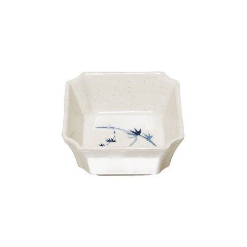 Thunder Group 1002BB Blue Bamboo Bowls, 4oz, Square, Melamine, 3-1/8(w) x 3-1/8(d) x 1-1/2(h) inch, NSF Listed – 1 dz