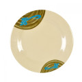 Thunder Group 1006J Wei Plates, Round, Melamine, Yellow, 6(w) x 6(d) x 1/2(h) inch, NSF Listed - 8 each