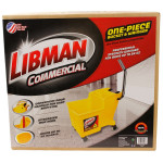 Libman 195 32 qt One-Piece Yellow Bucket and Wringer, 1 each