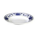 Thunder Group 1107TB Blue Lotus Soup Plate, 5oz, Melamine, Round, 7(w) x 7(d) x 1(h) inch, NSF Listed – 1 dozen