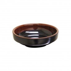 Thunder Group 1903TM Tenmoku Bowl, 3oz, Round, Flat Base, Melamine, 3-1/2(w) x 3-1/2(d) x 1(h) inch, NSF Listed – 1 dozen