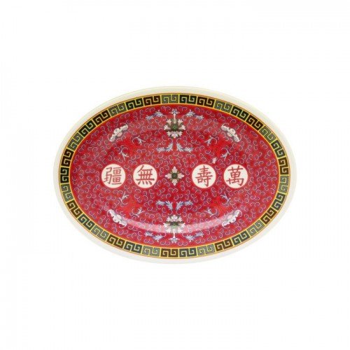 Thunder Group 2010TR Longevity Platter, Oval, Melamine, 9-7/8(w) x 7-1/4(d) x 3/4(h) inch, NSF Listed – 1 dozen