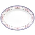 Thunder Group 2012AR Rose Platter, Oval, Melamine, 12(w) x 8-5/7(d) x 7/8(h) inch, NSF Listed – 1 dozen
