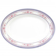 Thunder Group 2012AR Rose Platter, Oval, Melamine, 12(w) x 8-5/7(d) x 7/8(h) inch, NSF Listed – 1 dozen