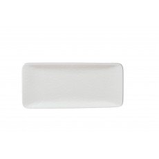 Thunder Group 24110WT Plates, Rectangular, Wave-edged, White, Melamine, 11.25(w) x 5(d) x 3/4(h) inch, NSF Listed – 1 dozen