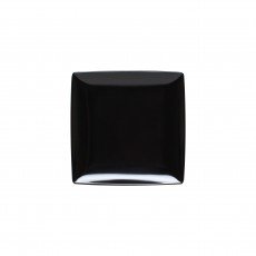 Thunder Group 29006BK Plates, Flare, Square, Black, Melamine, 6(w) x 6(d) x ½(h) inch, NSF Listed – 1 Dozen