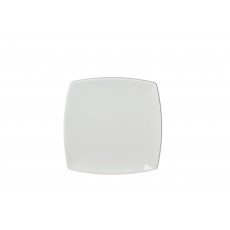 Thunder Group 29010WT Plates, Square, White, Melamine, 10(w) x 10(d) x 1(h) inch, NSF Listed – 1 dozen