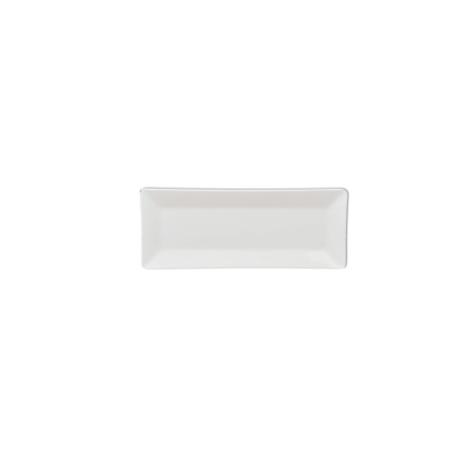 Thunder Group 29110WT  Plates, Rectangular, White, Melamine, 10(w) x 4(d) x 1(h) inch, NSF Listed – 1 dozen