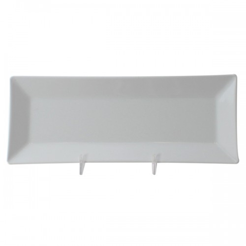 Thunder Group 29110WT  Plates, Rectangular, White, Melamine, 10(w) x 4(d) x 1(h) inch, NSF Listed – 1 dozen