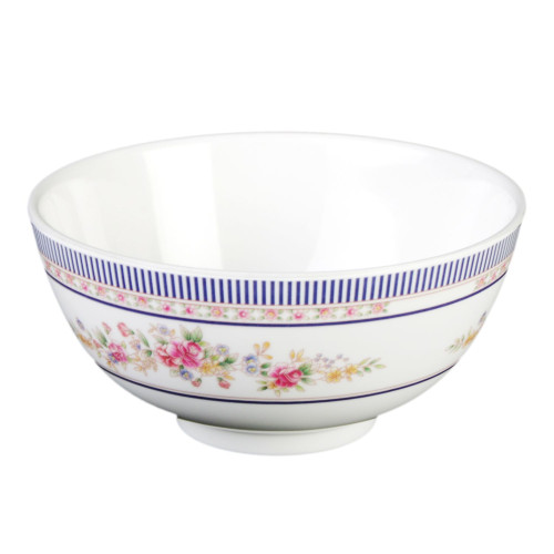 Thunder Group 3004AR Rose Rice Bowls, 12oz, Melamine, Round, 4-7/8(w) x 4-7/8(d) x 2-3/8(h) inch, NSF Listed – 1 dozen