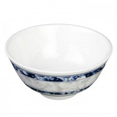 Thunder Group 3004DL Blue Dragon Rice Bowls, 12oz, Melamine, Round, 4-7/8(w) x 4-7/8(d) x 2-3/8(h) inch, NSF Listed – 1 dozen