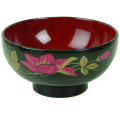Thunder Group 45-5 Miso Soup Bowl, 9oz, Round, Wood, Decorative Exterior, 4-3/4(w) x 4-3/4(d) x 2-1/4(h) inch – 1 dozen