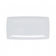 Thunder Group 49095WT Trays, Rectangular, White, Melamine, 9-1/2(w) x 5-1/4(d) x ¾(h) inch, NSF Listed – 1 Dozen