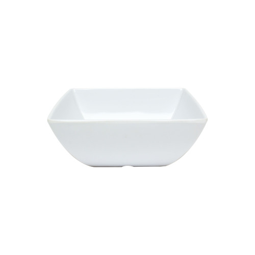 Thunder Group 69003WT Bowl, 2-1/2oz, Square, White, Melamine, 2-5/8(w) x 2-5/8(d) x 1-3/8(h) inch, NSF Listed – 1 Dozen
