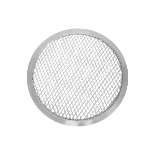 Thunder Group ALPZ14 Pizza Screen, Round, Seamless Rim, 14(w) x 14(d) x 1/4(h) inch