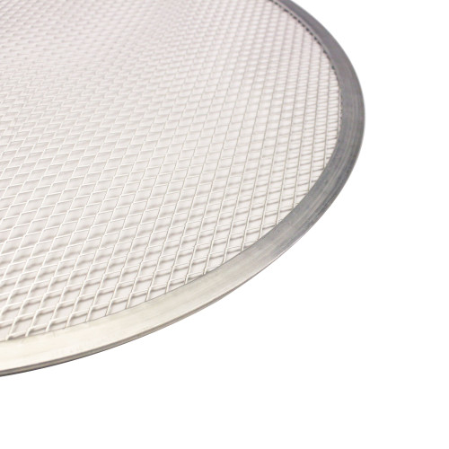 Thunder Group ALPZ14 Pizza Screen, Round, Seamless Rim, 14(w) x 14(d) x 1/4(h) inch