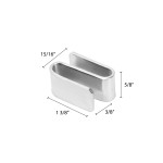 Thunder Group ALSH001 S Hooks, Chrome Plated Iron, 1-3/8(w) x 5/8(d) x 1(h) inch