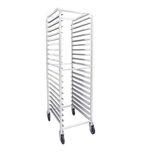 Thunder Group ALSPR020 Sheet Pan Racks, (20)Tier(s), Aluminum, Casters, Ship KD, 20-1/4(w) x 26(d) x 69-1/4(h) inch, NSF Listed