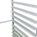 Thunder Group ALSPR020 Sheet Pan Racks, (20)Tier(s), Aluminum, Casters, Ship KD, 20-1/4(w) x 26(d) x 69-1/4(h) inch, NSF Listed