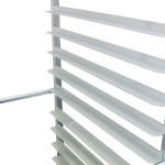 Thunder Group ALSPR020 Sheet Pan Racks, (20)Tier(s), Aluminum, Casters, Ship KD, 20-1/4(w) x 26(d) x 69-1/4(h) inch, NSF Listed