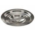 Thunder Group SLBM007 Lids, fits 1.5qt Bain Marie Pot, Stainless Steel, 4-7/8(w) x 4-7/8(d) x 1/2(h) inch