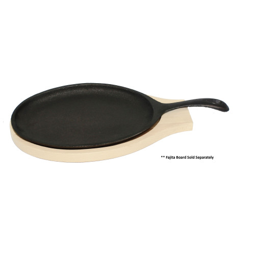 Thunder Group IRSK795 Thermal Skillet, Black, Cast Iron, 9-1/4(w) x 7(d) x 1-1/2(h) inch