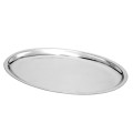 Thunder Group IRSP1108 Sizzling Platter, Oval, Stainless Steel, 11-5/8(w) x 8(d) x 5/8(h) inch