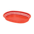 Thunder Group PLBK1034R Baskets, Oblong, Red Color, Polypropylene Plastic, 10-3/4(w) x 7(d) x 1-1/2(h) inch – 1 dozen