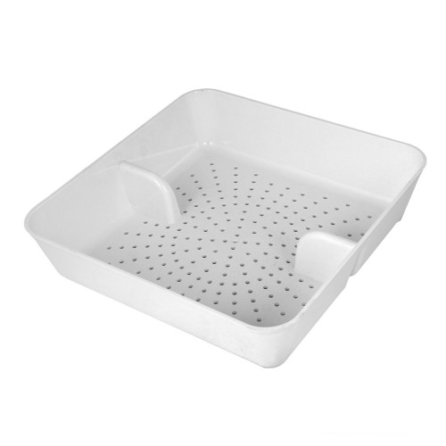 Thunder Group PLFDS285 Floor Drain Strainer, Square, ABS Plastic, 8-1/2(w) x 8-1/2(d) x 2-1/4(h) inch