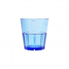 Thunder Group PLPCTB108BL Diamond Rock Glass, 8oz, Blue, Polycarbonate, 3-1/8(w) x 3-1/8(d) x 3-1/4(h) inch – 1 dozen