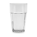 Thunder Group PLPCTB120CL Diamond Tumblers, 20oz, Clear, Polycarbonate, 3-5/8(w) x 3-5/8(d) x 6(h) inch – 1 dozen