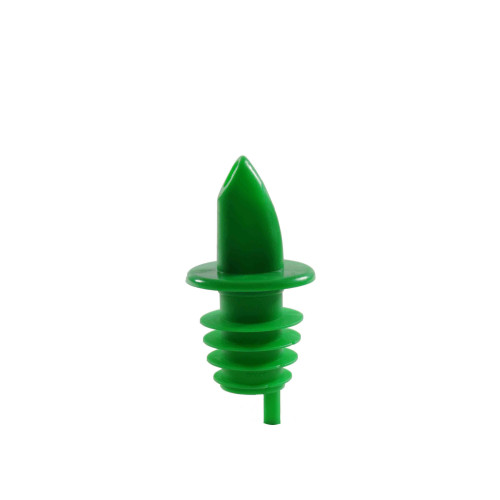 Thunder Group PLPR900BK Liquor Pourer, Free Flow, Green, Plastic, 2-2/3(w) x 1-2/9(d) x 1-2/9(h) inch – 1 dozen
