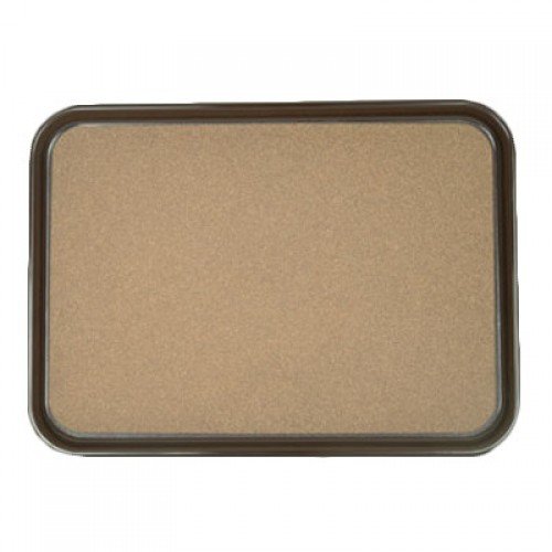 Thunder Group PLRT1612CK Serving Tray, Rectangular, Anti-Slip, Cork Surface, 16(w) x 12(d) x 1(h) inch