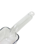 Thunder Group PLSC006CL Ice Scoop, 6oz, Clear Polycarbonate, 10-1/4(w) x 2-3/8(d) x 2-1/4(h) inch, NSF Listed