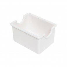 Thunder Group PLSP032WT Sugar Packet Holder, White, Plastic, 3-1/2(w) x 2-1/2(d) x 2(h) inch – 1 dozen
