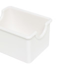 Thunder Group PLSP032WT Sugar Packet Holder, White, Plastic, 3-1/2(w) x 2-1/2(d) x 2(h) inch – 1 dozen