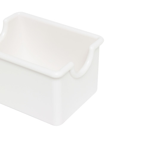 Thunder Group PLSP032WT Sugar Packet Holder, White, Plastic, 3-1/2(w) x 2-1/2(d) x 2(h) inch – 1 dozen