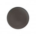 Thunder Group PLST1600BR Serving Trays, Round, Brown,  Anti-Slip, Rubber Lined Surface, 16(w) x 16(d) x 1-1/4(h) inch, NSF Listed
