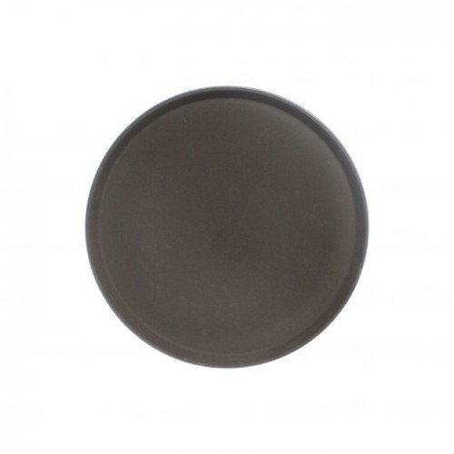 Thunder Group PLST1600BR Serving Trays, Round, Brown,  Anti-Slip, Rubber Lined Surface, 16(w) x 16(d) x 1-1/4(h) inch, NSF Listed