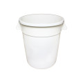 Thunder Group PLTC020W 20 Gallon White Plastic Round Trash Can, 1 each