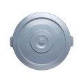 Thunder Group PLTC032GL Gray HDPE Plastic Round Cover Fits on 32 Gal Trash Can, 1 each